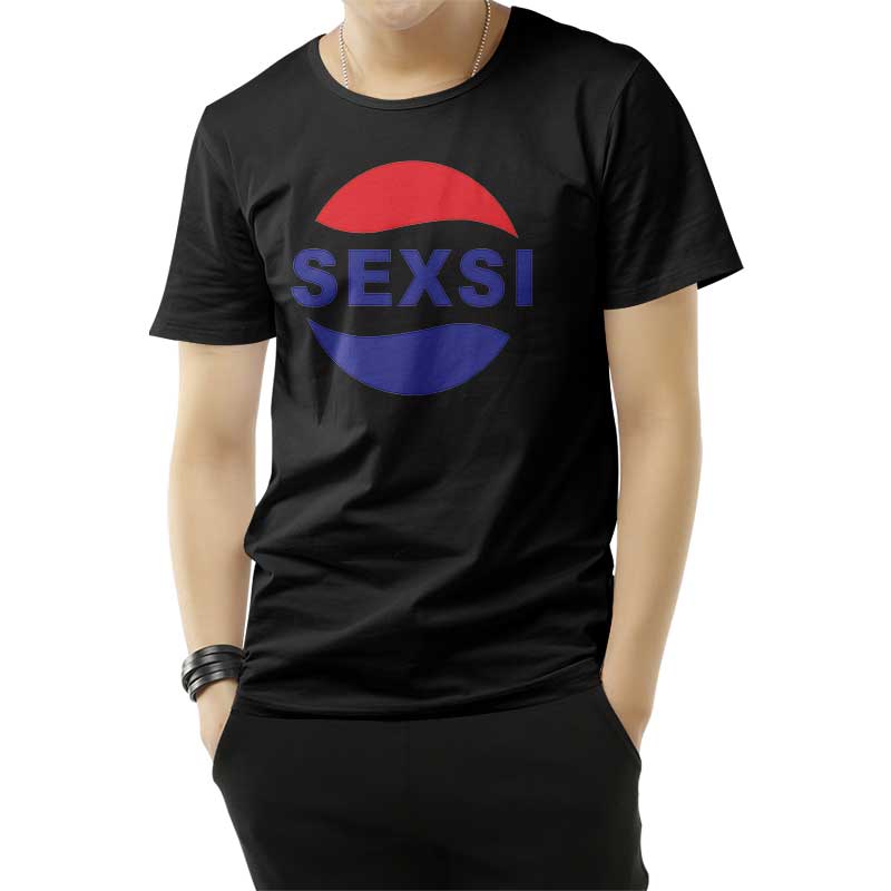 Sexsi Pepsi Logo Parody T-Shirt