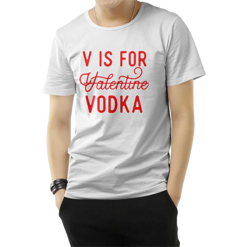 V Is For Valentine Vodka T-Shirt