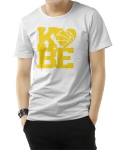 Lebron Tribute Heart Kobe Bryant T-Shirt