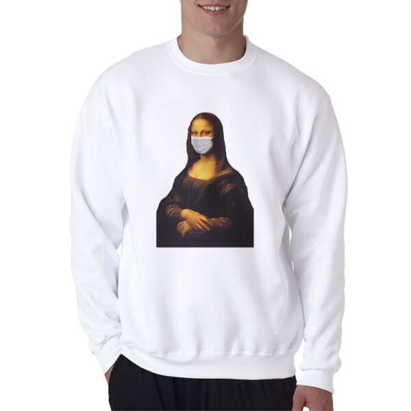 Mona Lisa Corona Virus Sweatshirt For Men's And Women's