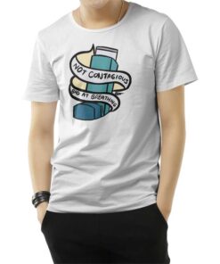 Not Contagious Bad At Breathing T-Shirt