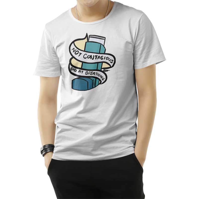 Not Contagious Bad At Breathing T-Shirt
