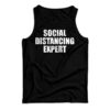 Social Distancing Expert Flu Virus Tank Top