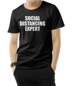 Social Distancing Expert Flu Virus T-Shirt