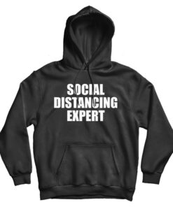 Social Distancing Expert Flu Virus Hoodie