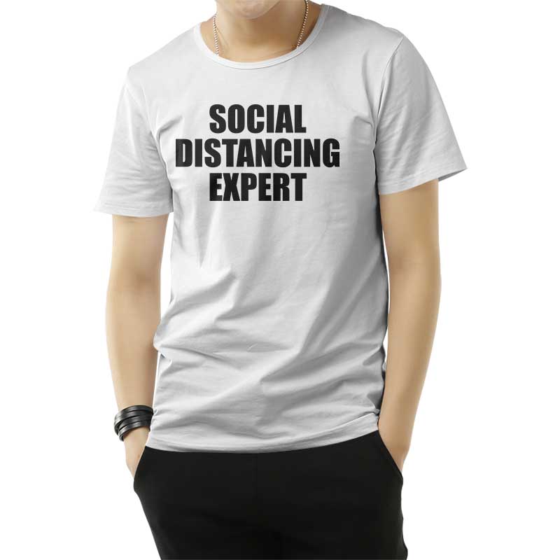 Social Distancing Expert Flu Virus T-Shirt