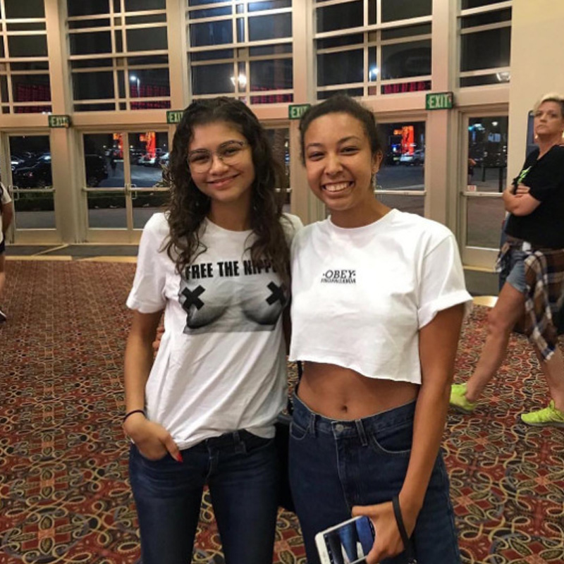 Zendaya Free The Nipple T-Shirt