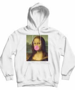 Bubble Gum Mona Lisa Parody Hoodie