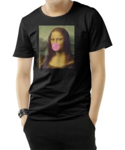 Bubble Gum Mona Lisa Parody T-Shirt
