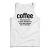 Coffee Spelled Backward Is Eeffoc Tank Top