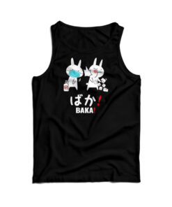 Funny Japanese Baka Rabbit Slap Tank Top