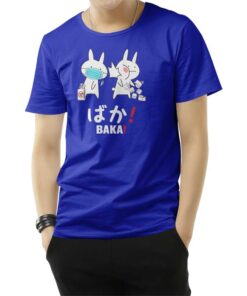 Funny Japanese Baka Rabbit Slap T-Shirt
