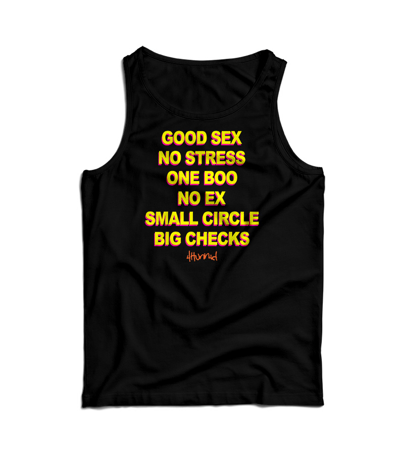 Good Sex No Stress One Boo Tank Top