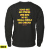 Good Sex No Stress One Boo No Ex Small Circle Big Checks Sweatshirt