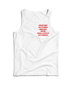 Good Sex No Stress One Boo Pocket Tank Top