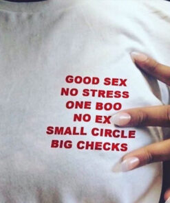 Good Sex No Stress One Boo Pocket T-Shirt