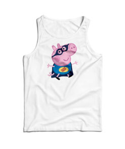 Peppa Pig Is A Super Hero Parody Tank Top