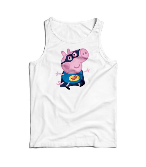 Peppa Pig Is A Super Hero Parody Tank Top