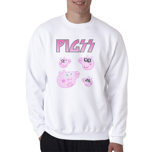 Peppa Pig X Kiss Band Parody Sweatshirt
