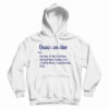 Quarantine Definition Noun Hoodie