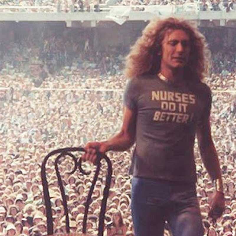 robert plant nurse shirt