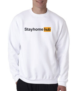 Stayhomehub Parody Pornhub Logo Sweatshirt