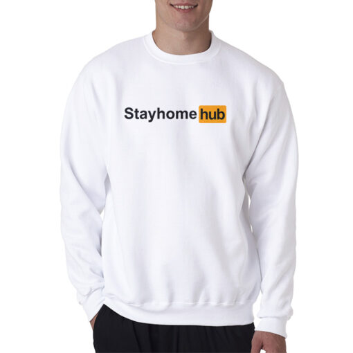 Stayhomehub Parody Pornhub Logo Sweatshirt