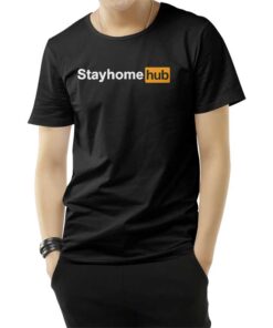 Stayhomehub Parody Pornhub Logo T-Shirt