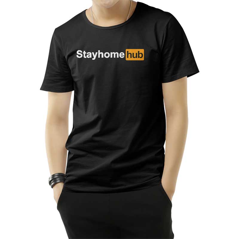 Stayhomehub Parody Pornhub Logo T-Shirt