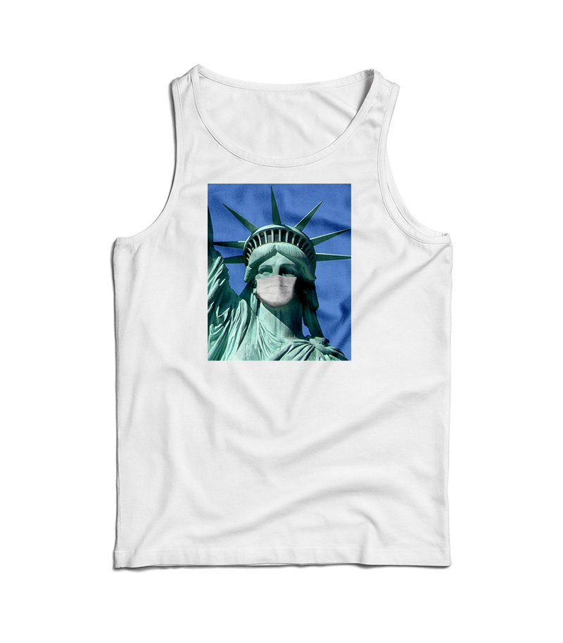 Virus Statue Of Liberty Parody Tank Top