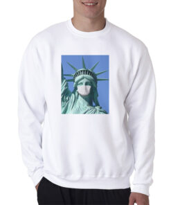 Virus Statue Of Liberty Parody Sweatshirt