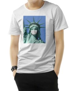Virus Statue Of Liberty Parody T-Shirt