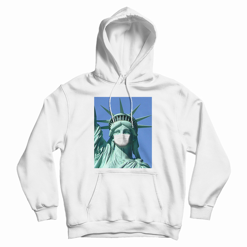 Virus Statue Of Liberty Parody Hoodie