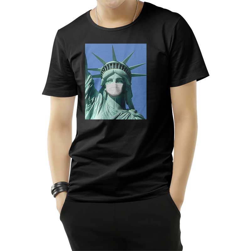 Virus Statue Of Liberty Parody T-Shirt