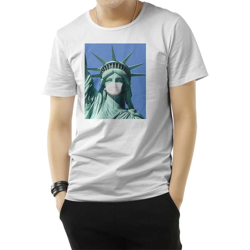 Virus Statue Of Liberty Parody T-Shirt