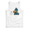 Bear And Chibi Totoro Tank Top