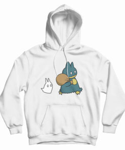 Bear And Chibi Totoro Hoodie