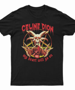 Celine Dion My Heart Will Go On Metal T-Shirt