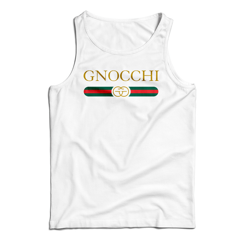 Gnocchi Gucci Parody Tank Top