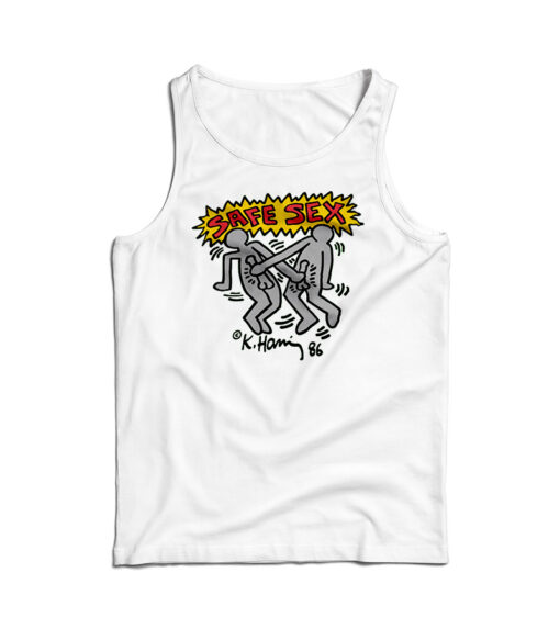 Harry Styles Keith Haring Safe Sex Tank Top