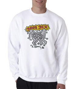 Harry Styles Keith Haring Safe Sex Sweatshirt