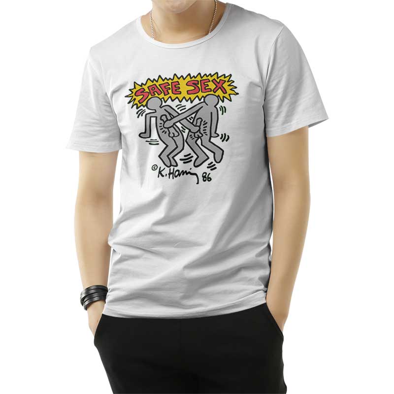 80s USA製 Keith Haring SAFESEX Tシャツ スペシャル 古着屋YONKERS | 明日5/3(土)入荷！ 80s Keith Haring “SAFE SEX