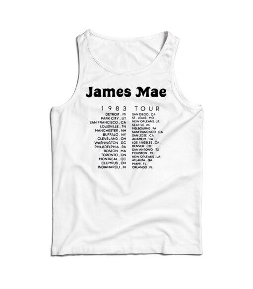 James Mae 1983 Tour Tank Top