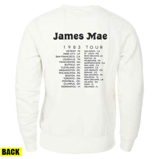 James Mae 1983 Tour Back Sweatshirt
