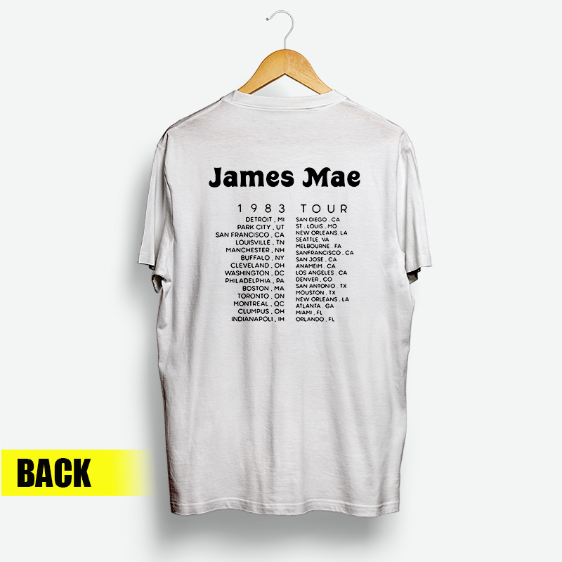 James Mae 1983 Tour Back T-Shirt