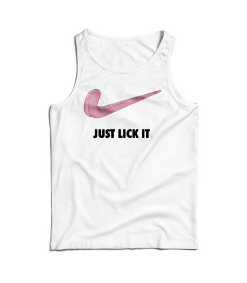 Just Lick It X Nike Parody Tank Top