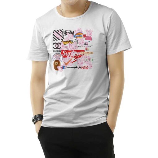 Peppa Pig X Popular Clothing Brands T-Shirt