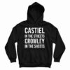 Supernatural Castiel In The Streets Crowley In The Sheets Hoodie