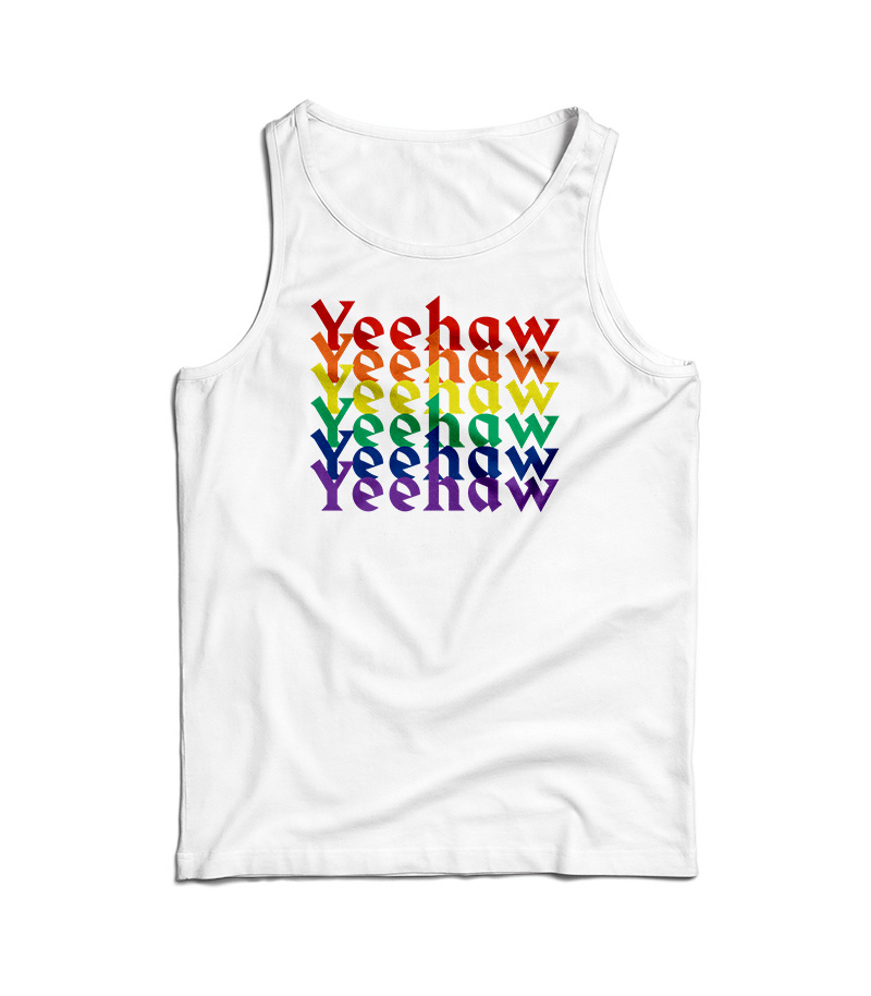 Yeehaw Rainbow Gift Tank Top