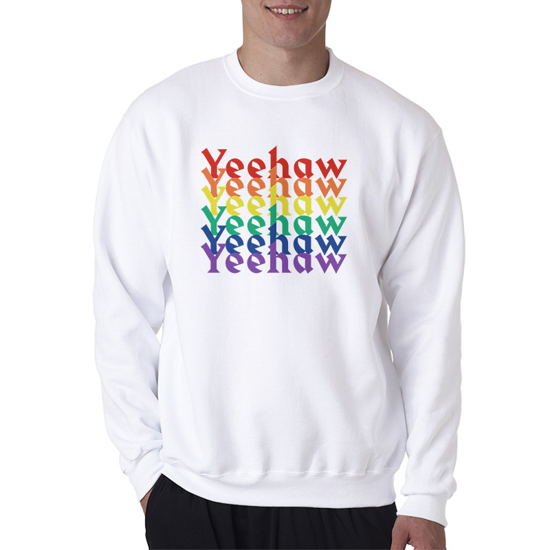 Yeehaw Rainbow Gift Sweatshirt